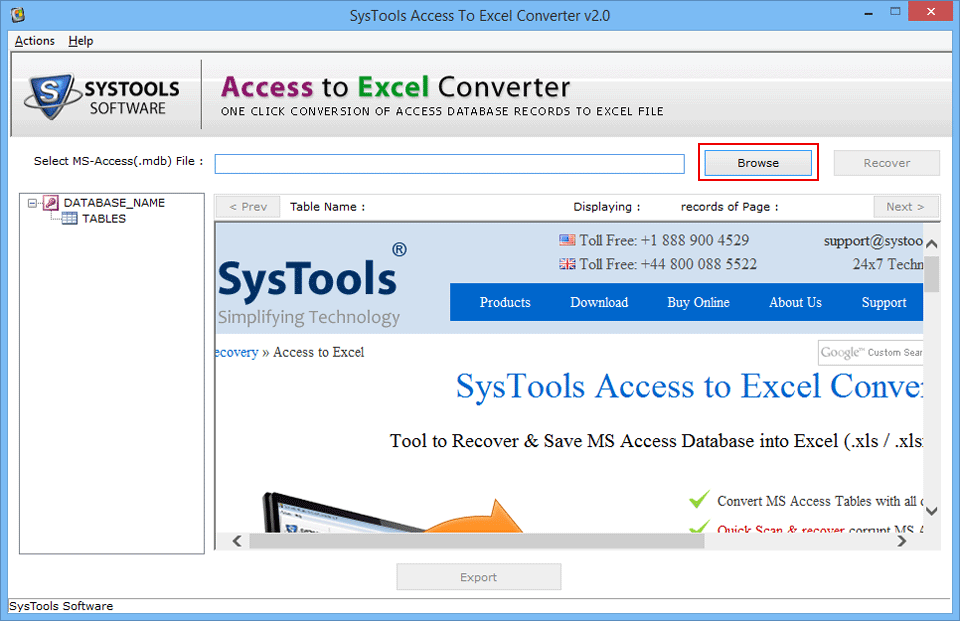 convert access file to excel